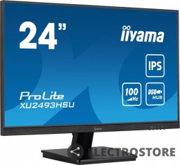 IIYAMA Monitor 24 cale XU2493HSU-B7,IPS.HDMI.DP.2x2W.USBx2,300cd