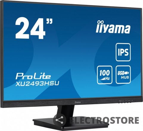 IIYAMA Monitor 24 cale XU2493HSU-B7,IPS.HDMI.DP.2x2W.USBx2,300cd IIYAMA Monitor 24 cale XU2493HSU-B7,IPS.HDMI.DP.2x2W.USBx2,300cd