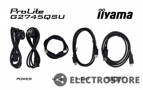 IIYAMA Monitor 27 cali G2745QSU-B2,IPS,QHD,100Hz,1ms,2xUSB,300cd IIYAMA Monitor 27 cali G2745QSU-B2,IPS,QHD,100Hz,1ms,2xUSB,300cd