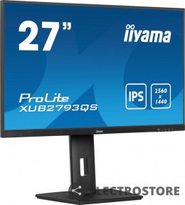 IIYAMA Monitor 27 cali XUB2793QS-B7,IPS,QHD,HAS(150mm),100Hz,300cd