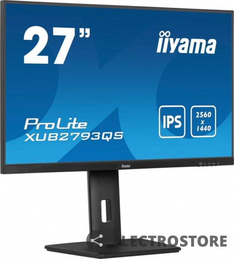 IIYAMA Monitor 27 cali XUB2793QS-B7,IPS,QHD,HAS(150mm),100Hz,300cd IIYAMA Monitor 27 cali XUB2793QS-B7,IPS,QHD,HAS(150mm),100Hz,300cd