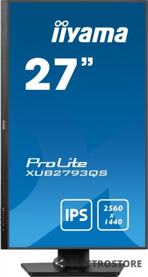 IIYAMA Monitor 27 cali XUB2793QS-B7,IPS,QHD,HAS(150mm),100Hz,300cd IIYAMA Monitor 27 cali XUB2793QS-B7,IPS,QHD,HAS(150mm),100Hz,300cd