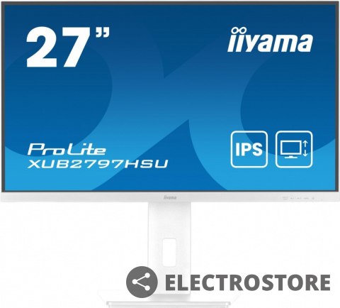 IIYAMA Monitor 27 cali XUB2797HSU-W2 IPS,FHD,HAS,300cd,(5y) IIYAMA Monitor 27 cali XUB2797HSU-W2 IPS,FHD,HAS,300cd,(5y)