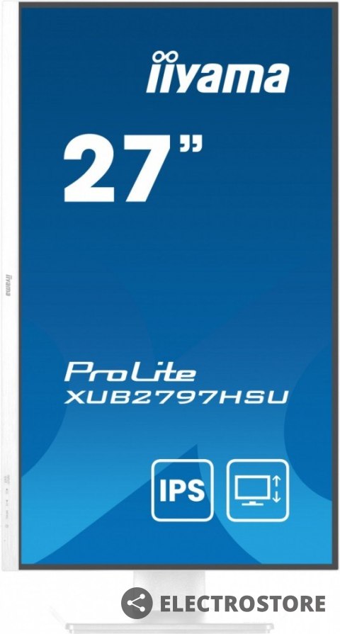IIYAMA Monitor 27 cali XUB2797HSU-W2 IPS,FHD,HAS,300cd,(5y) IIYAMA Monitor 27 cali XUB2797HSU-W2 IPS,FHD,HAS,300cd,(5y)