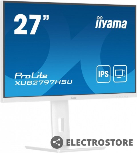 IIYAMA Monitor 27 cali XUB2797HSU-W2 IPS,FHD,HAS,300cd,(5y) IIYAMA Monitor 27 cali XUB2797HSU-W2 IPS,FHD,HAS,300cd,(5y)