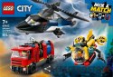 LEGO Klocki City 60462 Zestaw z helikopterem, wozem strażackim i łodzią