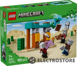 LEGO Klocki Minecraft 21267 Pustynny patrol złosadników