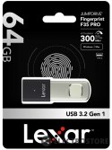 Lexar Pendrive F35pro Fingerprint 64G USB 3.2 Gen1 300/150MB/s