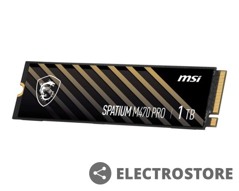 MSI Dysk SPATIUM M470 PRO 1TB M.2 PCIe4 6000/4500MB/s MSI Dysk SPATIUM M470 PRO 1TB M.2 PCIe4 6000/4500MB/s