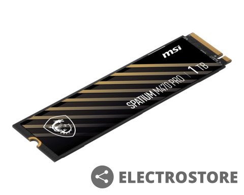 MSI Dysk SPATIUM M470 PRO 1TB M.2 PCIe4 6000/4500MB/s MSI Dysk SPATIUM M470 PRO 1TB M.2 PCIe4 6000/4500MB/s
