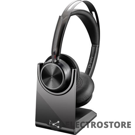 POLY Zestaw słuchawkowy z podstawką ładującą Focus 2 USB-C/A 9T9J5AA POLY Zestaw słuchawkowy z podstawką ładującą Focus 2 USB-C/A 9T9J5AA