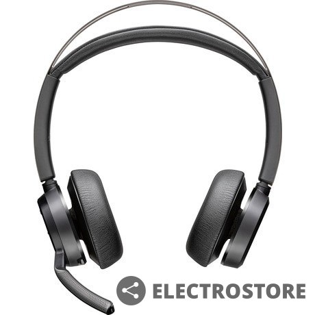 POLY Zestaw słuchawkowy z podstawką ładującą Focus 2 USB-C/A 9T9J5AA POLY Zestaw słuchawkowy z podstawką ładującą Focus 2 USB-C/A 9T9J5AA