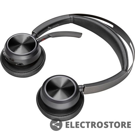 POLY Zestaw słuchawkowy z podstawką ładującą Focus 2 USB-C/A 9T9J5AA POLY Zestaw słuchawkowy z podstawką ładującą Focus 2 USB-C/A 9T9J5AA