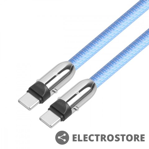 TB Kabel 2w1 USB C smycz 1m błękitny