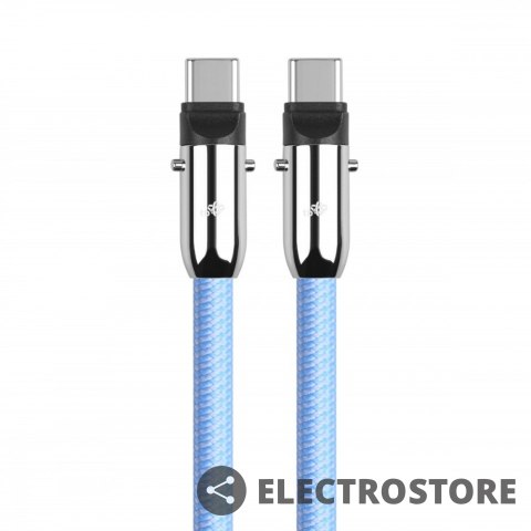 TB Kabel 2w1 USB C smycz 1m błękitny