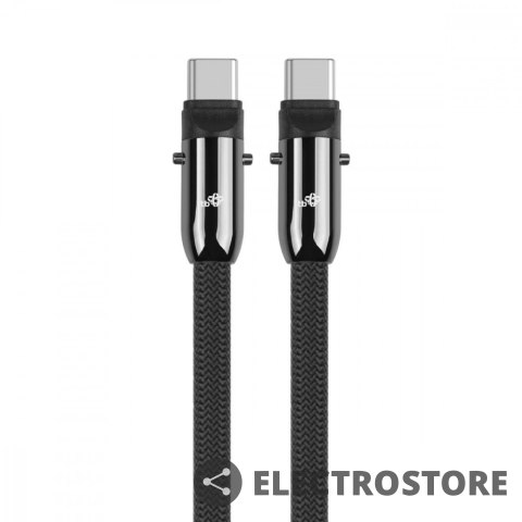 TB Kabel 2w1 USB C smycz 1m czarny