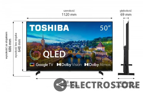 Toshiba Telewizor QLED 50 cali 50QG5E63DG Toshiba Telewizor QLED 50 cali 50QG5E63DG