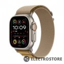Apple Watch Ultra 2 GPS + Cellular, koperta 49 mm z tytanu w kolorze naturalnym z opaską Alpine L w kolorze beżowym