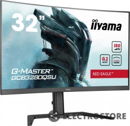 IIYAMA Monitor 32 cale GCB3280QSU-B2,VA,QHD,180Hz,1500R,0.2ms,4xUSB,350cd