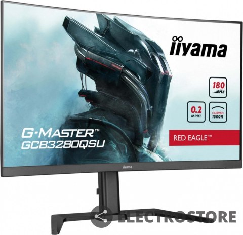 IIYAMA Monitor 32 cale GCB3280QSU-B2,VA,QHD,180Hz,1500R,0.2ms,4xUSB,350cd IIYAMA Monitor 32 cale GCB3280QSU-B2,VA,QHD,180Hz,1500R,0.2ms,4xUSB,350cd