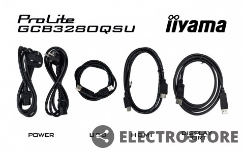 IIYAMA Monitor 32 cale GCB3280QSU-B2,VA,QHD,180Hz,1500R,0.2ms,4xUSB,350cd IIYAMA Monitor 32 cale GCB3280QSU-B2,VA,QHD,180Hz,1500R,0.2ms,4xUSB,350cd