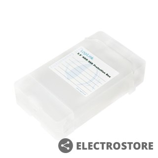 LogiLink Pudełko ochronne 2xHDD 2.5 cala, transparentne