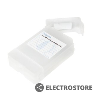 LogiLink Pudełko ochronne 2xHDD 2.5 cala, transparentne