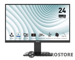 MSI Monitor 23.8 cala PRO MP2412 LED/FHD/Flat/100Hz/czarny