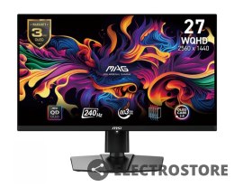 MSI Monitor 26.5 cala MAG 271QPX QD-OLED E2 LED/WQHD/FLAT/240Hz/czarny