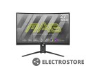 MSI Monitor 27 cali MAG 275CQRXF LED/QHD/Curved/240Hz/czarny