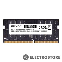 PNY Pamięć notebookowa 16GB DDR4 SODIMM 3200 MN16GSD43200-TB