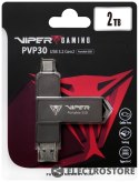 Patriot Dysk zewnętrzny SSD 2TB PVP30 Duo Compact 1000/1000 MB/s USB 3.2 USB-C