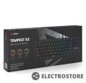 Savio Klawiatura mechaniczna RGB Tempest X2 Outemu Brown