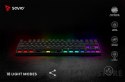 Savio Klawiatura mechaniczna RGB Tempest X2 Outemu Brown