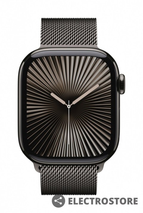 Apple Watch Series 10 GPS + Cellular, koperta 46 mm z tytanu w kolorze łupkowym z bransoletą mediolańską w kolorze tytanu łupkowego - Apple Watch Series 10 GPS + Cellular, koperta 46 mm z tytanu w kolorze łupkowym z bransoletą mediolańską w kolorze tytanu łupkowego -