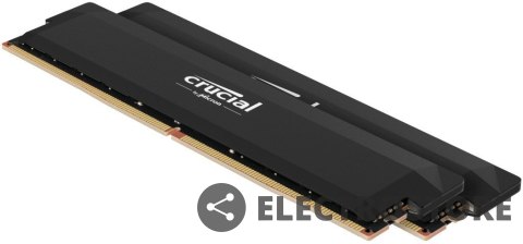 Crucial Pamięć DDR5 Pro OC 64/6400(2*32GB) CL40 czarna Crucial Pamięć DDR5 Pro OC 64/6400(2*32GB) CL40 czarna