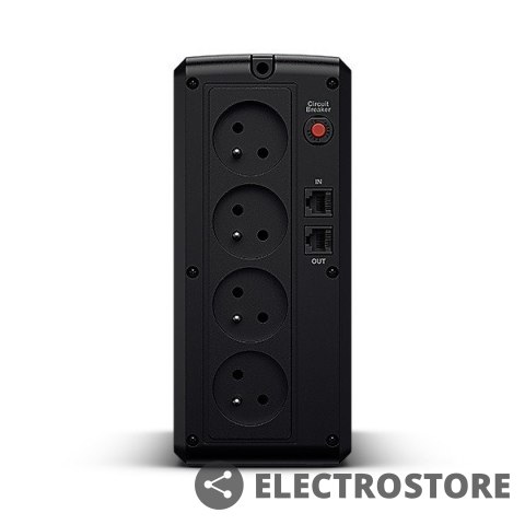 CyberPower Zasilacz awaryjny UPS UT1050EG-FR 1050VA/630W 4ms/AVR/4xFR/RJ11/RJ45 CyberPower Zasilacz awaryjny UPS UT1050EG-FR 1050VA/630W 4ms/AVR/4xFR/RJ11/RJ45