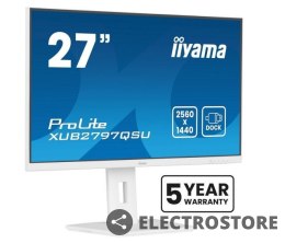 IIYAMA Monitor 27 cali XUB2797QSU-W2,IPS,HDMI,DP,100Hz,QHD,300cd,(5y)