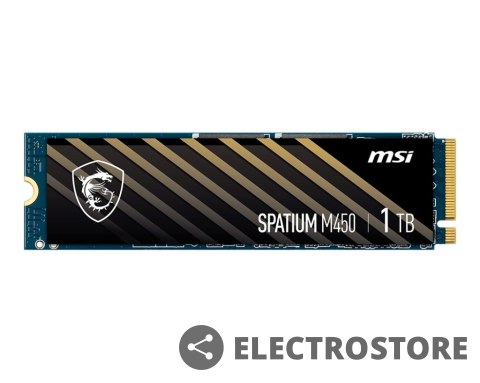 MSI Dysk SPATIUM M450 1TB V1 M.2 PCIe4 3600/3000MB/s MSI Dysk SPATIUM M450 1TB V1 M.2 PCIe4 3600/3000MB/s