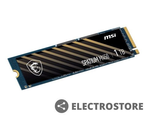 MSI Dysk SPATIUM M450 1TB V1 M.2 PCIe4 3600/3000MB/s MSI Dysk SPATIUM M450 1TB V1 M.2 PCIe4 3600/3000MB/s