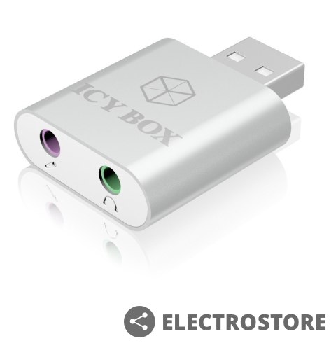 IcyBox Adapter IB-AC527 USB na Audio IcyBox Adapter IB-AC527 USB na Audio