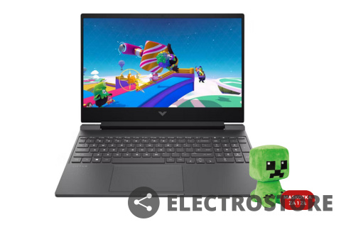 Laptop Gamingowy HP Victus 15-FB1013DX • Ryzen 5 • 16GB RAM • RTX 2050 • SSD 512GB • 144Hz FHD • Windows 11 • Maskotka Creeper Laptop Gamingowy HP Victus 15-FB1013DX • Ryzen 5 • 16GB RAM • RTX 2050 • SSD 512GB • 144Hz FHD • Windows 11 • Maskotka Creeper
