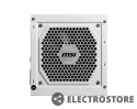 MSI Zasilacz modularny MAG A850GL PCIE5 850W 80PLUS GOLD biały