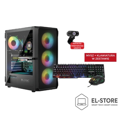 Komputer Pricemax DXL10 - Procesor AMD Ryzen 7 8700F | Pamięć 24GB | Dysk SSD 1TB | GeForce RTX 5060 8GB | Windows 11
