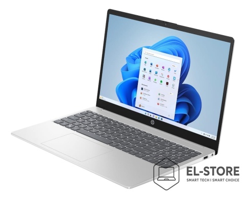 Laptop HP 15-FC0041 - AMD Ryzen 5 7520U | 8GB | SSD 512GB | 15.6" FHD (1920x1080) | Radeon 610M | Windows 11 NATURAL SILVER