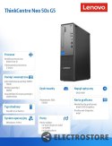Lenovo Komputer ThinkCentre Neo 50s G5 SFF 12XD000CPB W11Pro i5-14400/16GB/512GB/INT/DVD/3YRS OS