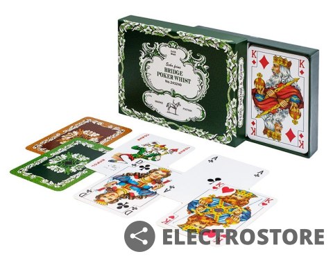 Piatnik Karty Standard Liście dębu 2 talie Piatnik Karty Standard Liście dębu 2 talie