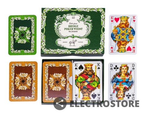 Piatnik Karty Standard Liście dębu 2 talie Piatnik Karty Standard Liście dębu 2 talie