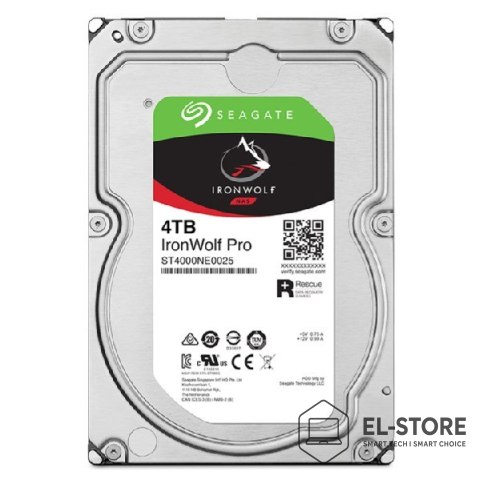 Seagate Dysk HDD Seagate IronWolf Pro (4 TB; 256MB; 3.5"; SATA)
