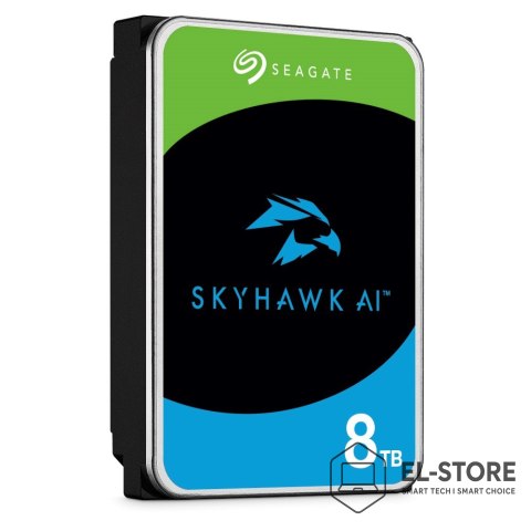 Seagate Dysk HDD Seagate Skyhawk AI ST8000VE001 (8 TB ; 3.5"; 256 MB; 7200 obr/min)